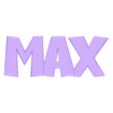 Max v1.stl LED Name Lamp - Name Max
