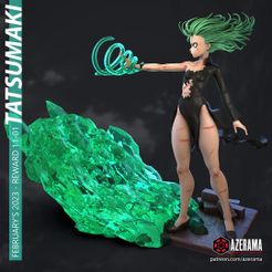 Tatsumaki02Front.jpg Fichier 3D TATSUMAKI STL PRÊT POUR L'IMPRESSION 3D・Objet imprimable en 3D à télécharger