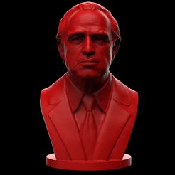 99untitle90d.9754588438.jpg Download OBJ file Vito Corleone - Marlon Brando - The Godfather 3d print model • 3D printer object, brkhy