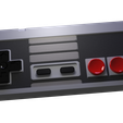 Nes-render.png Nes Controller keychain