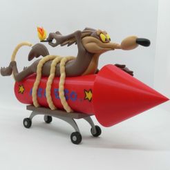 coyote-anglea1.jpg Free 3D file Wile E. Coyote・3D print object to download