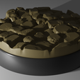 4.png 10x 25mm + 32mm bases with cobblestones (old not hollow)