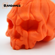 4.png 3D file Pumpkin Skull・Model to download and 3D print