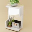 1.jpg Portrait stand and wall planter.