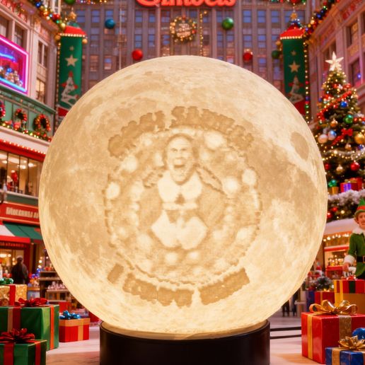 Black-Text,-No-BG-12.jpeg 🎄 Elf Movie Lithophane Globe (3-Image Edition) - STL Globe + STL Base (Licence Commerciale)