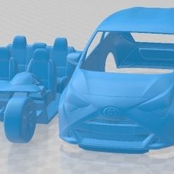 Toyota-Aygo-2019-Partes-1.jpg 3D file Toyota Aygo 2019 Printable Car・3D printable design to download