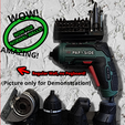 pas4designTHUMB.png Parkside PAS4 Mini Cordless Screwdriver And Wallmounted Acessories