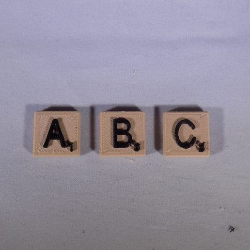 Descargar archivo STL gratis SCRABBBLE Piezas y Rack • Plan imprimible ...