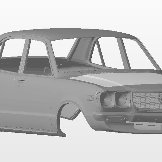 🚗 1:24 Mazda RX3 4 Door Savannah - Bonnetless - 