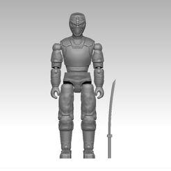jir-front.jpg Файл 3D Jiraya - ARTICULATED ACTION FIGURE 100mm・3D-печатная модель для загрузки