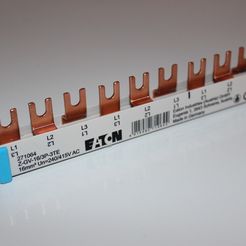 IMG_7799[1.JPG Free 3D file Eaton busbar end cap・3D printer design to download