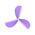 Turbine_18d_120x15_3b_base3_concave_20pc.stl OpenSCAD Turbinen-Propeller-Generator