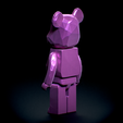 Untitled_Viewport_004.png Bearbrick Articulated Low poly faceted Articulated
