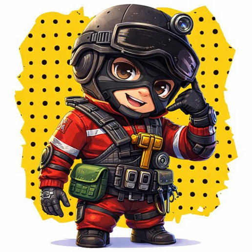 Ace - Rainbow Six Chibi Edition
