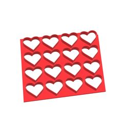 corazon-placa.jpg STL file Multiple cutter heart cutter 3cm・3D printing idea to download, germanc15