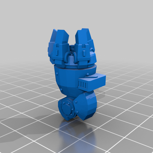 Guardian Armor Hand redesign with palm weapons 3D model