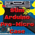 ALogo.jpg Slim Arduino Pro Micro / Leonardo Case! "DuckDuino"
