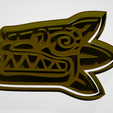 Quetzalcoatl.PNG Day of the Dead cookie cutter and fondant set