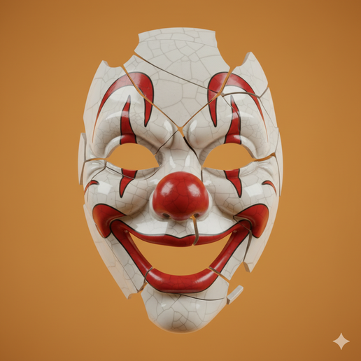 mask wall decor STL, devil mask STL, werewolf mask STL, manga mask STL, fantasy mask STL, combat mask STL, stylized mask STL, mask 3D model, witch mask STL, mask display STL, 3D printed mask, samurai mask STL, mask prop STL, masquerade mask STL, creepy sm