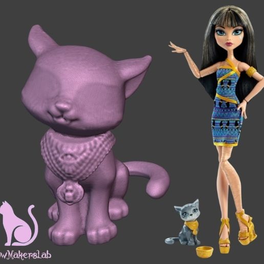 👹 Cleo de Nile, Ghouls beast pet, Monster High.・ 3D File