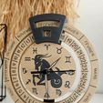 20241216_133014.jpg ASTROLOGIE CAPRICORNE calendar clock (Fr/Eng)