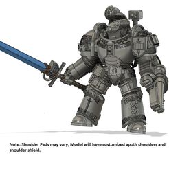 model-3d-warning.jpg Soldado médico de termitas GK de los Guerreros de Plata, presupuestado