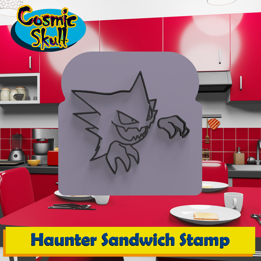 Haunter Sandwich Stamp 3D model