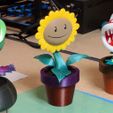 left.jpg Fichier STL gratuit Plante de tournesol V1・Modèle à télécharger et à imprimer en 3D