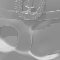 05-Skull-KSK.jpg STL file Skull German Armed Forces Beret KSK Special Forces・3D printable model to download