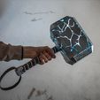 IMG_4606.jpg 3D-Datei Mjolnir-Hammer (Liebe und Donner)・3D-druckbares Design zum Herunterladen