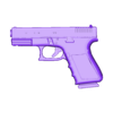 glock_.stl Glock-19 (PROPGUN) Tamaño a escala 1:1