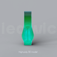 E_6_Renders_0.png Niedwica Vase E_6 | 3D printing vase | 3D model | STL files | Home decor | 3D vases | Modern vases | Floor vase | 3D printing | vase mode | STL