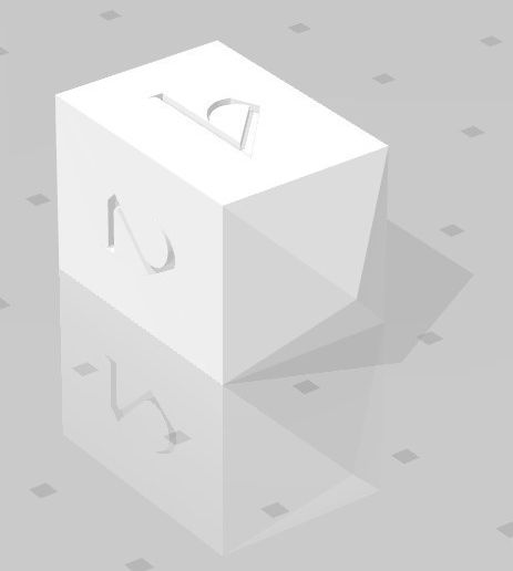 D4 Crystal - Fantasy Elf Font - 3D model önizlemesi