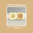 Copertina-185-65-24-Dima.png Mold for Rodin Coil Toroidal Magnatic Field Generator - 185 x 185 x 65 mm 24 Turns