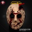 Jason_Broken_Mask_3D_Print_Model_STL_File-_01.jpg Jason Mask Friday The 13th Broken Halloween Cosplay