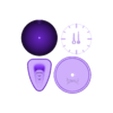 Watch complect 3 Logo.stl Desk Clock 3D Model for 3D Printing (OBJ/STL)