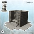 1-PREM.jpg Large modern multi-storey building with wide staircase and monumental entrance (1) - Cold Era Modern Warfare Conflict World War 3