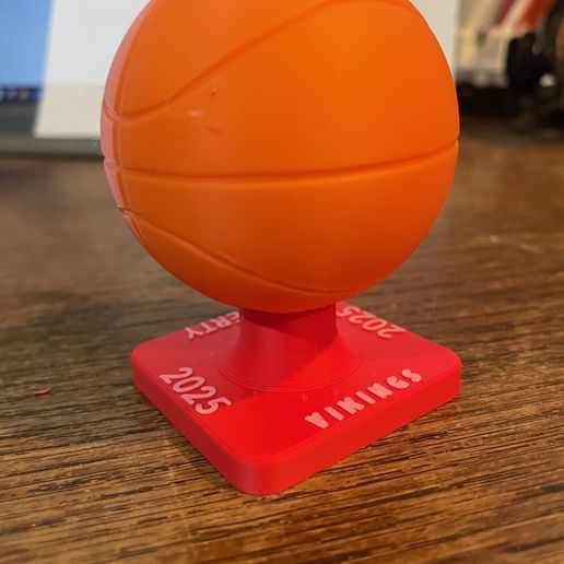 Basketball Trophy 2025 3D model