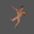 9.jpg Animated Naked Man-Rigged 3d game character Low-poly 3D model
