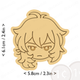 diluc~private_use_cults3d_otacutz-cm-inch-cookie.png Diluc Cookie Cutter / GI