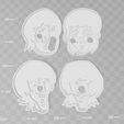 beatles.JPG The Beatles Cookie cutter BUNDLE SET x 4