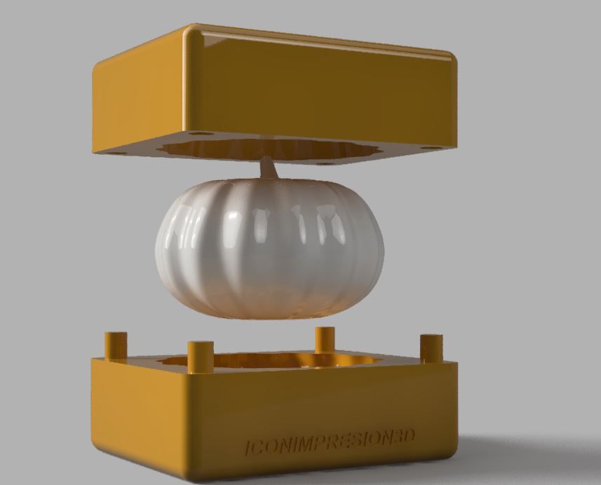 5.JPG STL file CANDLE OR SOAP MOLD SHAPED LIKE A PUMPKIN・3D printing design to download, Geralp