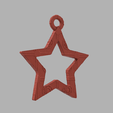 11.png Hollow christmas star X76