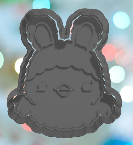 Fluffy Chick Cookie Cutter