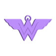 wonderwoman logo.stl Batch 8 DC Comics ornaments