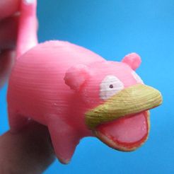 Slowpoke1_display_large.jpg Free STL file Pokemon Slowpoke _ by Printed Parts・3D printer model to download