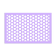 HexGridSample1.stl Hexagonal grid with parameters