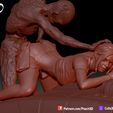 2.jpg 3D file Residual Evil Claire Redfield and Zombies・Model to download and 3D print