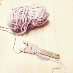 IMG_20210226_084931.jpg Free STL file Strickgabel / Knitting fork・3D printer design to download