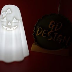 IMG_20230920_134451209.jpg Fichier STL Lampe fantôme femelle citrouille・Design pour impression 3D à télécharger